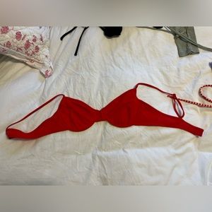 PAC Sun/ LA Hearts red bikini top size medium